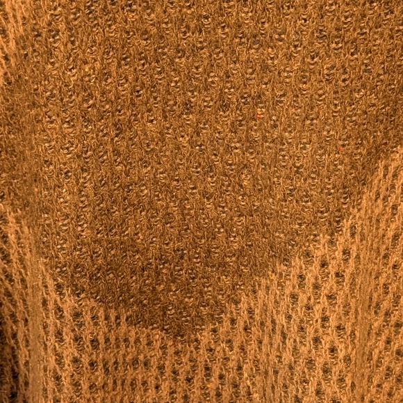 Patrick Assaraf Men's XL wool and leather brown sweater with zip on arm - Picture 8 of 12